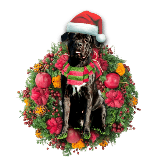 Cane Corso Christmas Ornament, Happy Christmas Ornament, Christmas Gift, Christmas Decoration
