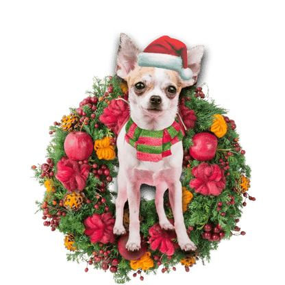 Chihuahua Christmas Ornament, Happy Christmas Ornament, Christmas Gift, Christmas Decoration