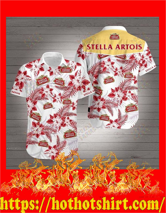 Stella Artois Hawaiian Shirt, Hawaiian Shirt Gift, Christmas Gift