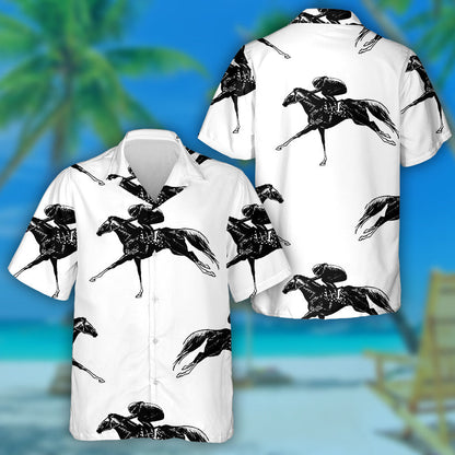 Sceitse Láimhe De Chapaill I Rásaí Capall Léine Haváís, Bronntanas Léine Haváíais, Bronntanas Nollag