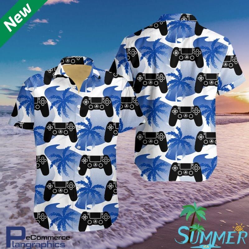 Ps Controller Aloha Shirt Hawaiian Aloha Shirt Hawaiian Shorts Beach Short Shirt, Hawaiian Shirt Gift, Christmas Gift
