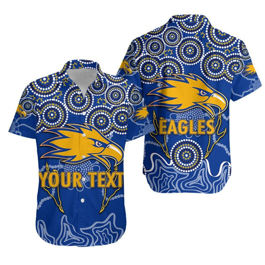 Eagles Indigenous Hawaiian Aloha Shirt West Coast Hawaiian Shorts Beach Short Sleeve_Hawaiian Shirt Gift, Christmas Gift