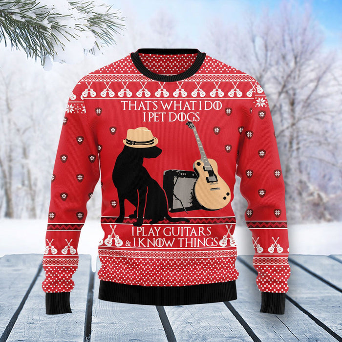 Dog Guitar Ugly Christmas Sweater, Christmas Gift, Gift Christmas 2024