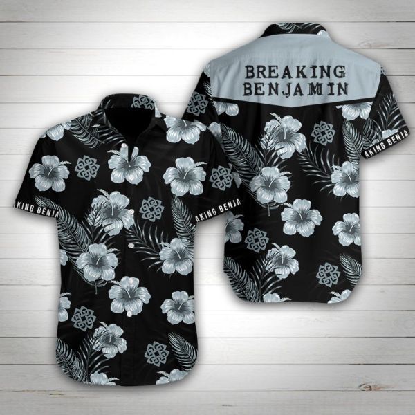 Breaking Benjamin Hawaiian Shirt,Hawaiian Shirt Gift, Christmas Gift