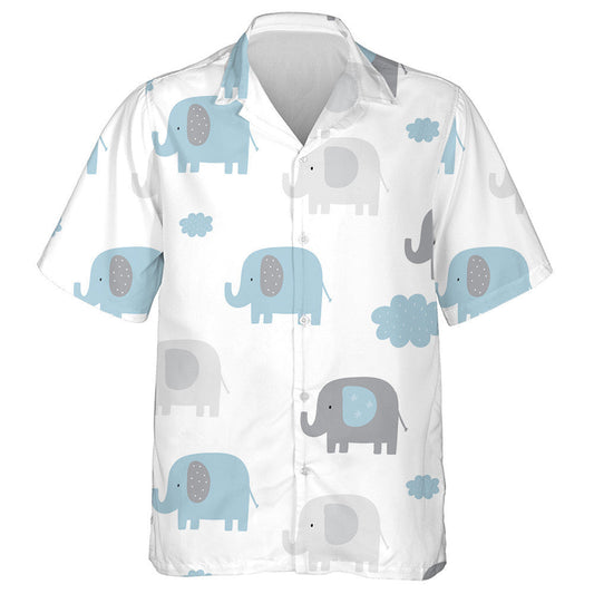 Eilifint Gleoite Babaí Agus Scamall ar Chúlra Bán Léine Haváís, Bronntanas Léine Haváíais, Bronntanas Nollag