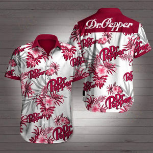 Dr Pepper Hawaiian Shirts_Hawaiian Shirt Gift, Christmas Gift