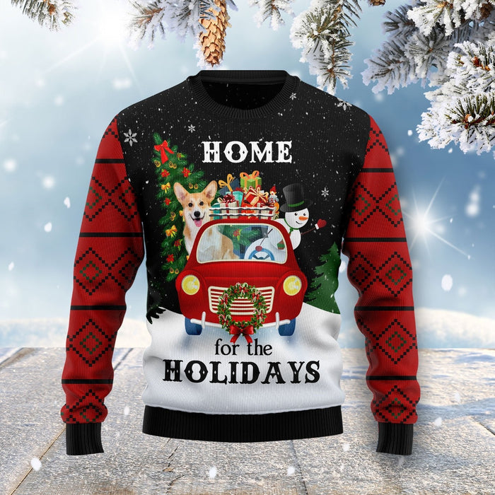 Dog Home For The Holidays Ugly Christmas Sweater, Christmas Gift, Gift Christmas 2024