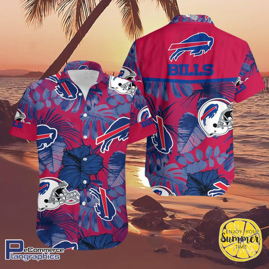 Buffalo Bills Aloha Shirt Hawaiian Aloha Shirt Hawaiian Shorts Beach Short Shirt,Hawaiian Shirt Gift, Christmas Gift