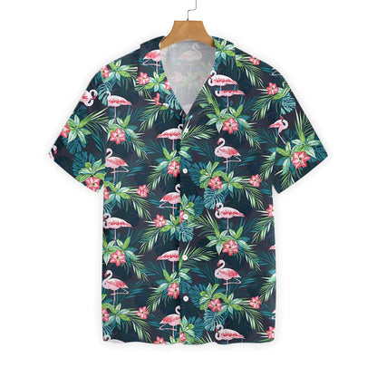 Léine Haváíais Flamingo In Deep Tropical Forest, Bronntanas Léine Haváíais, Bronntanas Nollag