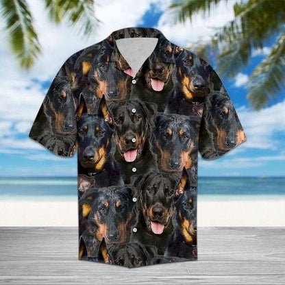 Beauceron Hawaiian Shirt Summer,Hawaiian Shirt Gift, Christmas Gift