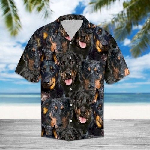 Beauceron Hawaiian Shirt Summer,Hawaiian Shirt Gift, Christmas Gift