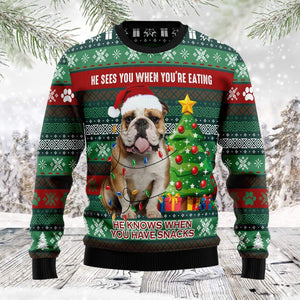 Dog And Tree Merry Christmas Ugly Christmas Sweater, Christmas Gift, Gift Christmas 2024