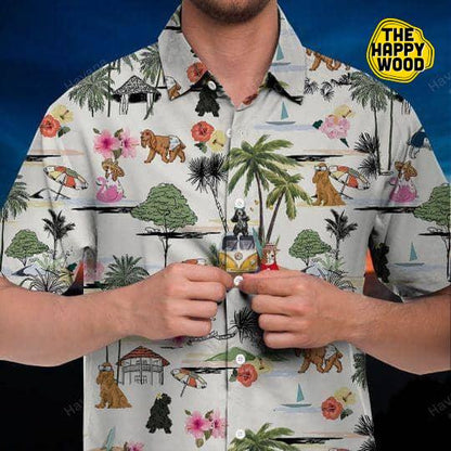 Léine Haváís Cocker Spaniel Léine Haváís Retro Trá Haváí, Bronntanas Léine Haváís, Bronntanas Nollag