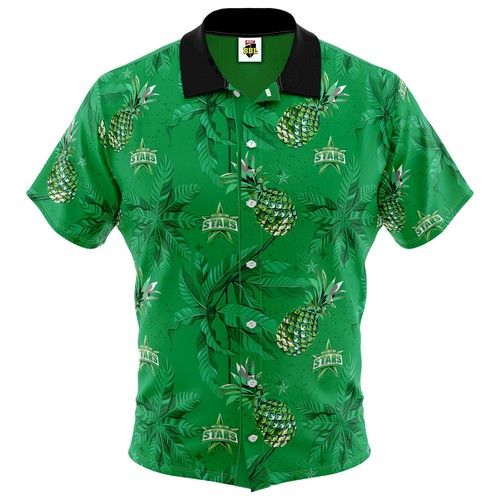 Bbl Melbourne Stars Hawaiian Shirt - Adult,Hawaiian Shirt Gift, Christmas Gift