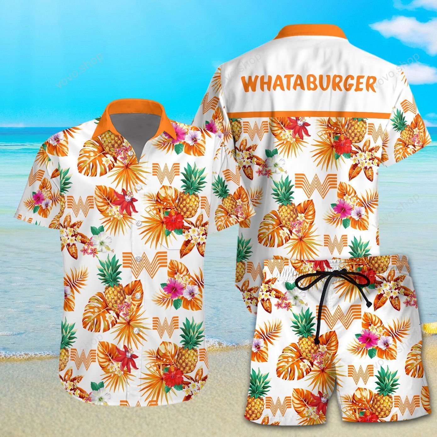 Whataburger Hawaiian Shirt, Hawaiian Shirt Gift, Christmas Gift