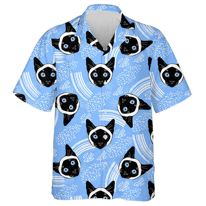 Aghaidh Cat Siamese agus Eilimintí Maisiúla ar Léine Bán Haváís, Bronntanas Léine Haváís, Bronntanas Nollag