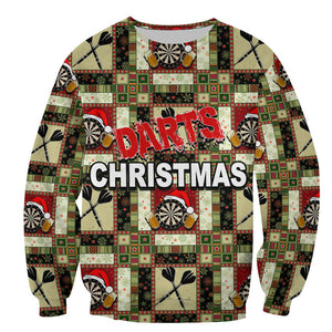 Darts Christmas Patterns Sweater, Christmas Gift, Gift Christmas 2024