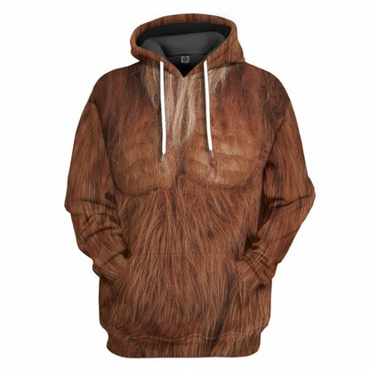 Éadaí Cochaillín Tléine éadaí 3D Bigfoot
