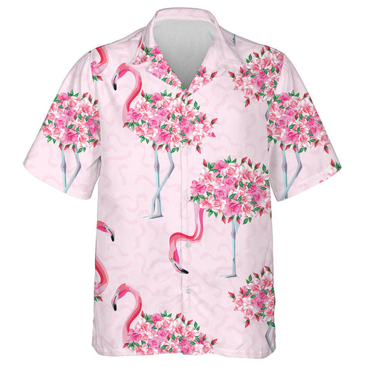 Special Flamingo With Body By Pink Roses Hawaiian Shirt, Hawaiian Shirt Gift, Christmas Gift
