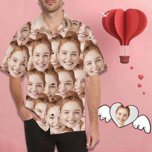 Aghaidh Forluí Gan uaim Téama Léine Haváís Grianghraf Saincheaptha Ornáideach, Bronntanas Léine Haváíais, Bronntanas Nollag