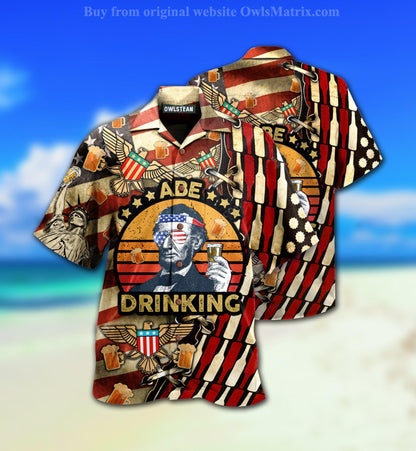 America ABE Patriotism Limited - Hawaiian Shirt, Hawaiian Shirt Gift, Christmas Gift