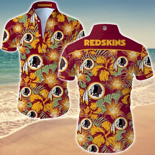 Washington Redskins Hawaiian Shirt, Hawaiian Shirt Gift, Christmas Gift