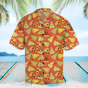 Amazing Pizza Piece With Different Pattern Design Hawaiian Shirt, Hawaiian Shirt Gift, Christmas Gift