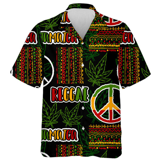 Comhartha Síochána Hippie Bláthanna agus Bogha Ceatha ar Chúlra Dubh Léine Haváís, Bronntanas Léine Haváíais, Bronntanas Nollag