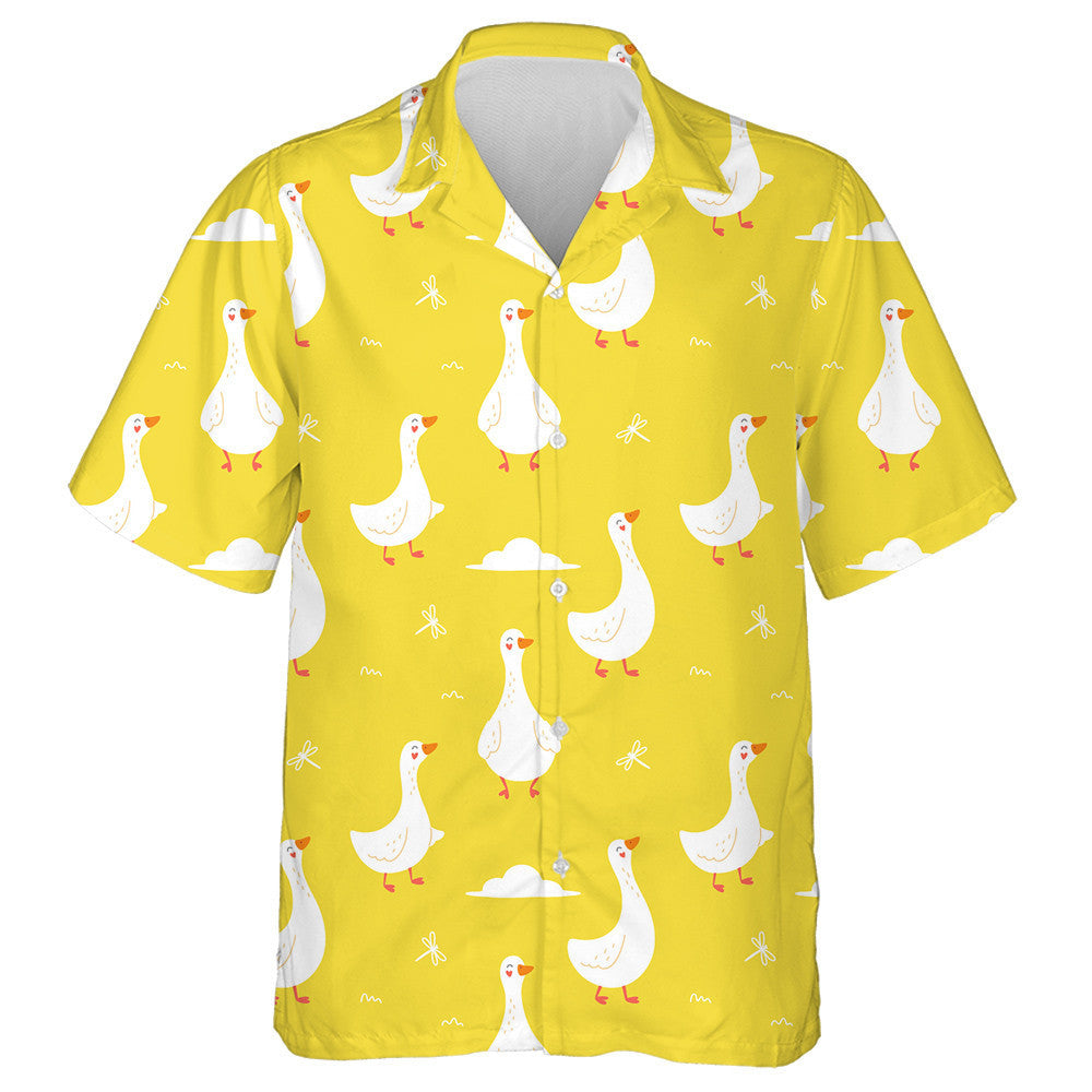 Lacha Gleoite Lámh Tarraingthe Ar Chúlra Buí Léine Haváís, Bronntanas Léine Haváíais, Bronntanas Nollag