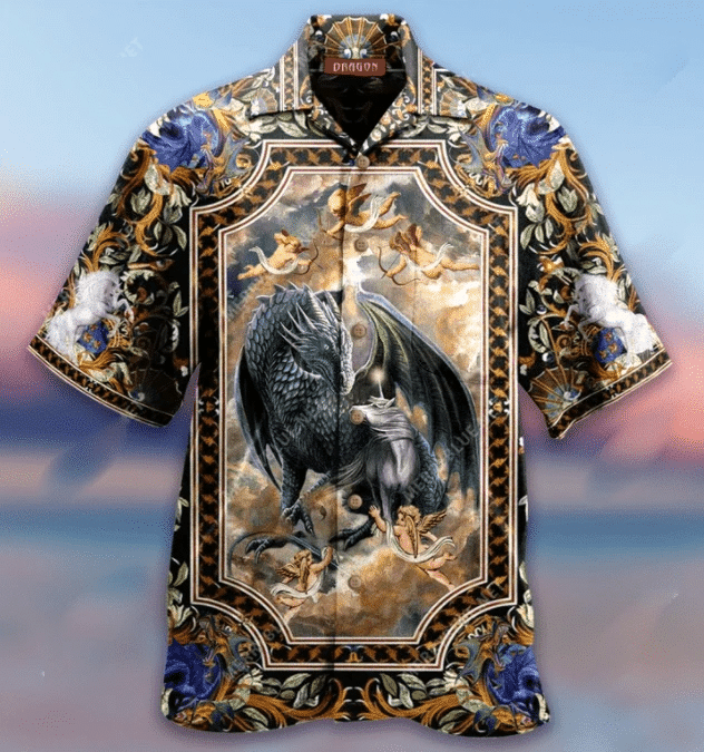 Dragon And Unicorn In The Heaven Léine Haváí, Bronntanas Léine Haváí, Bronntanas Nollag