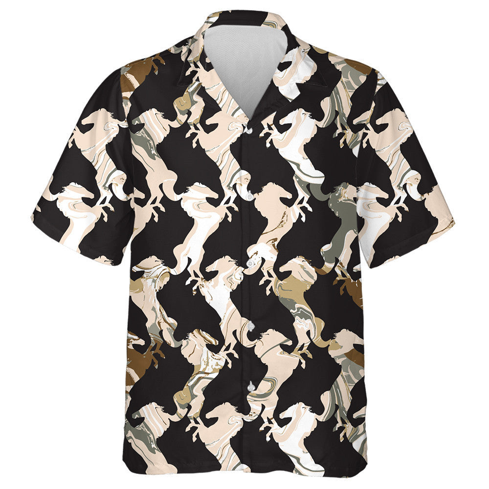 Líníocht Láimhe Teibí Capaill Marmair Leachtacha Léine Haváís, Bronntanas Léine Haváís, Bronntanas Nollag