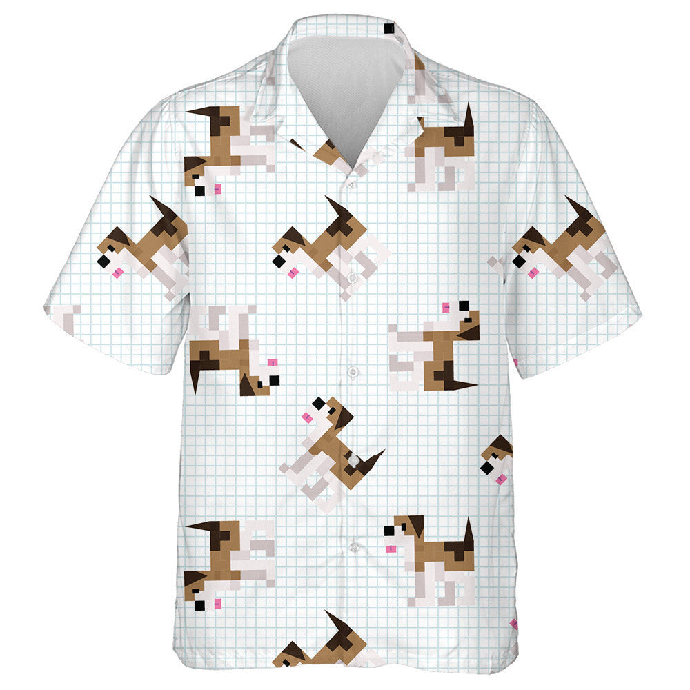 Cartún gleoite Donn Beagle Madraí Picteilíní Léine Haváís, Bronntanas Léine Haváís, Bronntanas Nollag