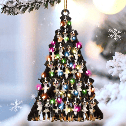 Bernese Mountain Christmas Ornament, Christmas Ornament Gift, Christmas Gift, Christmas Decoration