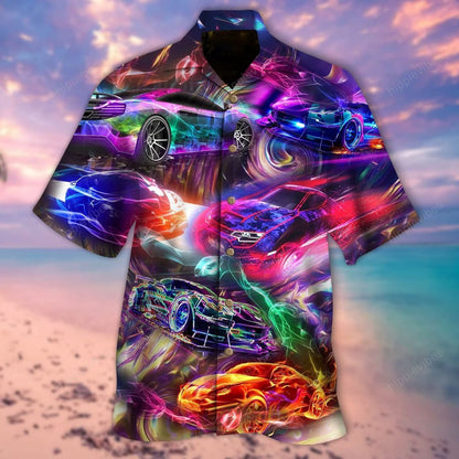 Rásaíocht Gluaisteán Ildathanna An Séasúr Is Ansa liom Dearadh Léine Haváís, Bronntanas Léine Haváíais, Bronntanas Nollag