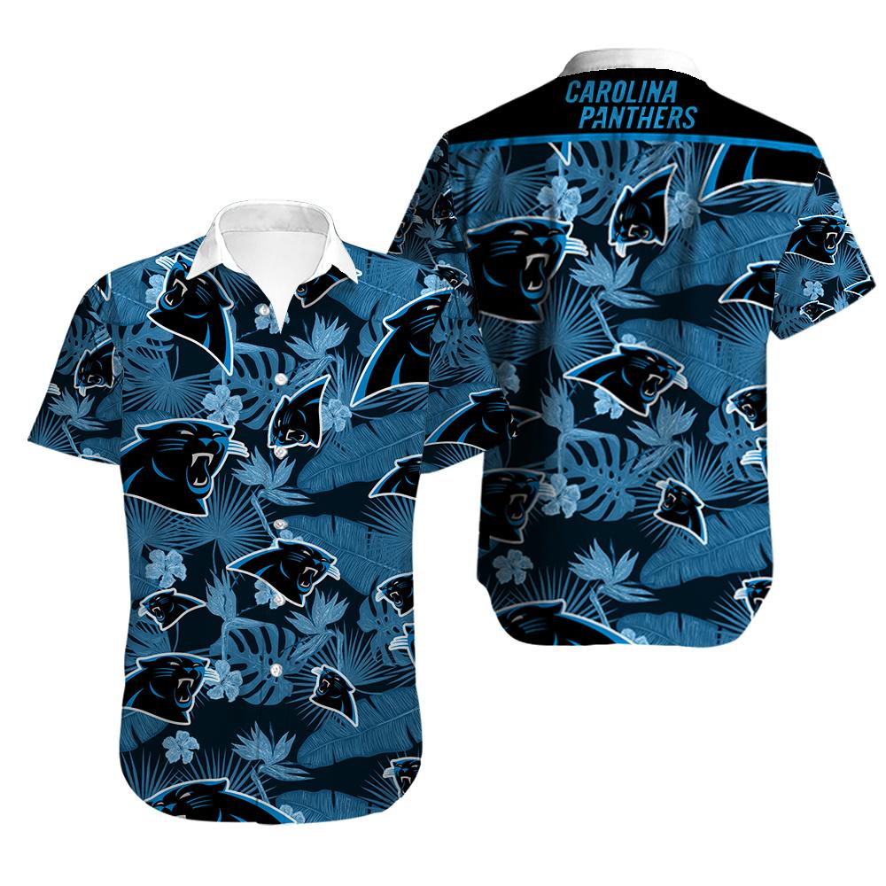 Carolina Panthers Hawaiian Shirt_Hawaiian Shirt Gift, Christmas Gift
