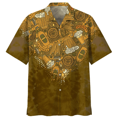 Dearadh Uiscedhath Beoir Clasaiceach Léine Haváís, Haváís Le Bronntanas