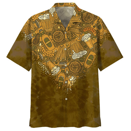 Dearadh Uiscedhath Beoir Clasaiceach Léine Haváís, Haváís Le Bronntanas