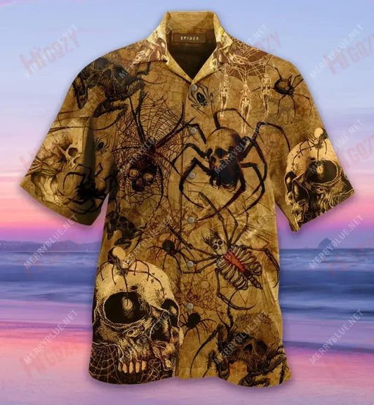 Níl Mé Ach Anseo Chun Na Damháin alla Gearr Léinte haváíais Caitheamh aimsire Léinte Haváíais Léinte Crazy Léinte haváíais d'Fhir, Bronntanas Léine Haváís, Bronntanas Nollag