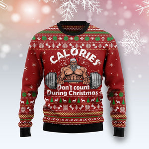 Calories Don‘t Count Ugly Christmas Sweater,Christmas Gift,Gift Christmas 2022