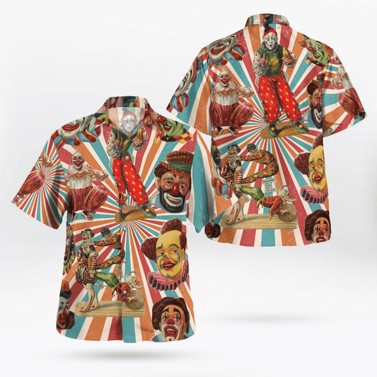 Cirsus All Clowns Haiwaiian Shirt_Hawaiian Shirt Gift, Christmas Gift