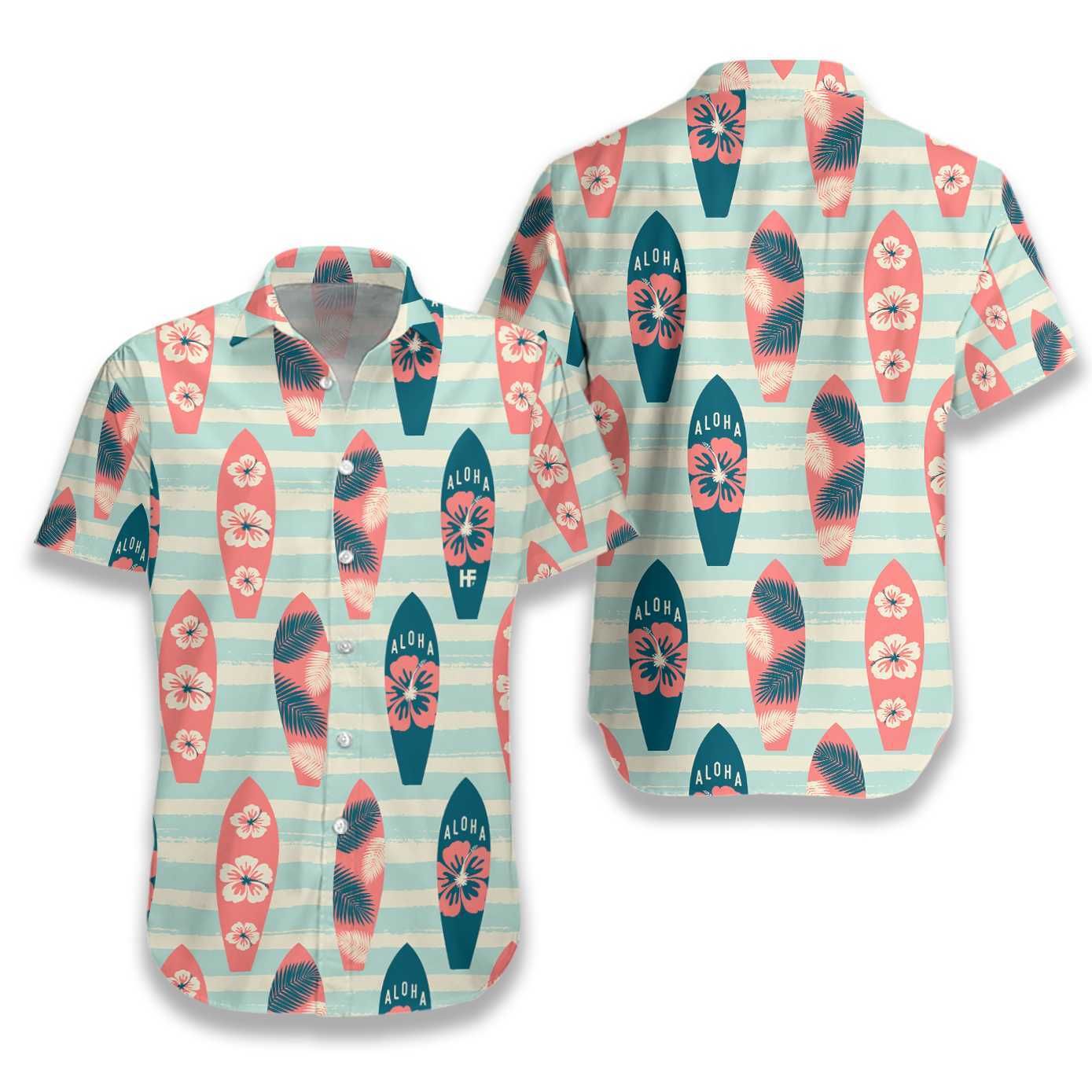 Cláir surf Aloha Ez23 1210 Léine Aloha haváíais Shorts Haváís Trá Muinchille Gearr, Bronntanas Léine Haváís, Bronntanas Nollag