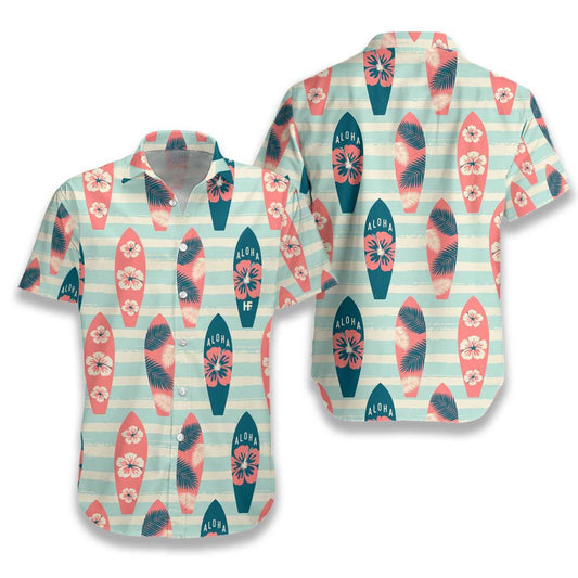 Cláir surf Aloha Ez23 1210 Léine Aloha haváíais Shorts Haváís Trá Muinchille Gearr, Bronntanas Léine Haváís, Bronntanas Nollag