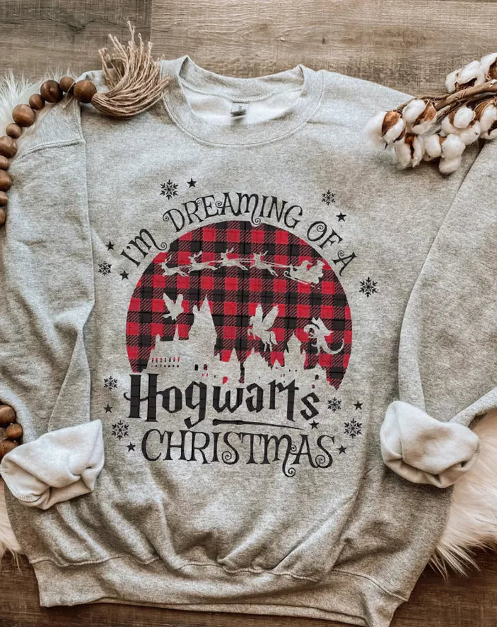 I’m Dreaming Of A Hogwarts Christmas Sweatshirt, Christmas Sweatshirt Cute, Christmas Winter Sweatshirt