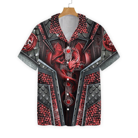 Cool Dragon 3D Pattern Design Hawaiian Shirt,Hawaiian Shirt Gift, Christmas Gift