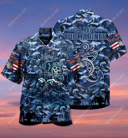 Saighdiúirí Cabhlach Bródúla Léine Gearr Muinchille Samhraidh T Léinte Haváís Léinte Haváise Saincheaptha Patrún Léine Haváís, Bronntanas Léine Haváís, Bronntanas Nollag