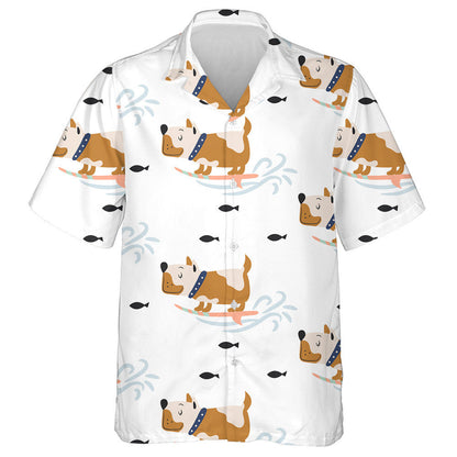 Madraí Donn Gleoite ar Chéim Surfála Cúlra Léine Haváí, Bronntanas Léine Haváí, Bronntanas Nollag