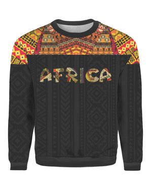 Colorful Africa Vintage Ugly Christmas Sweater, Christmas Gift, Gift Christmas 2024