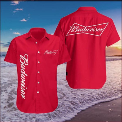 Budweiser Hawaiian Shirt, Hawaiian Shirt Gift, Christmas Gift