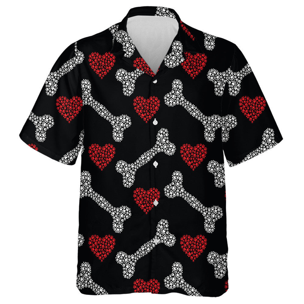 Cnámha Agus Croí Déanta As Lorg Chait Agus Madraí Léine Haváís, Bronntanas Léine Haváíais, Bronntanas Nollag