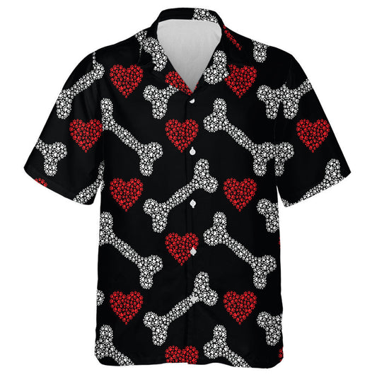 Cnámha Agus Croí Déanta As Lorg Chait Agus Madraí Léine Haváís, Bronntanas Léine Haváíais, Bronntanas Nollag